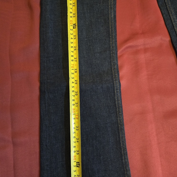 Everlane Women's High Rise Dark Indigo Jeans No Strech - Picture 5 of 8